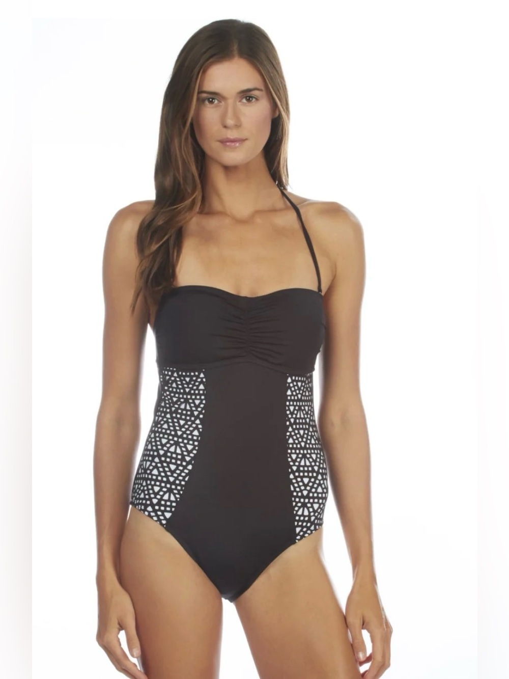 🌺KENNETH COLE BLACK AND WHITE HALTER ONE PIECE SIZE MEDIUM🌺